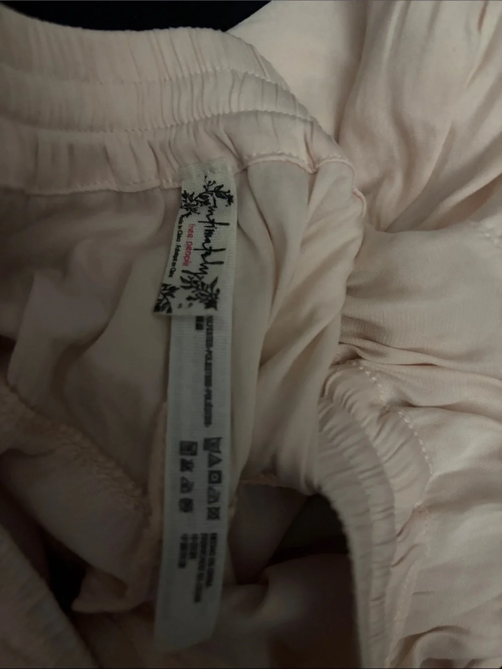 Free People pink ruffle